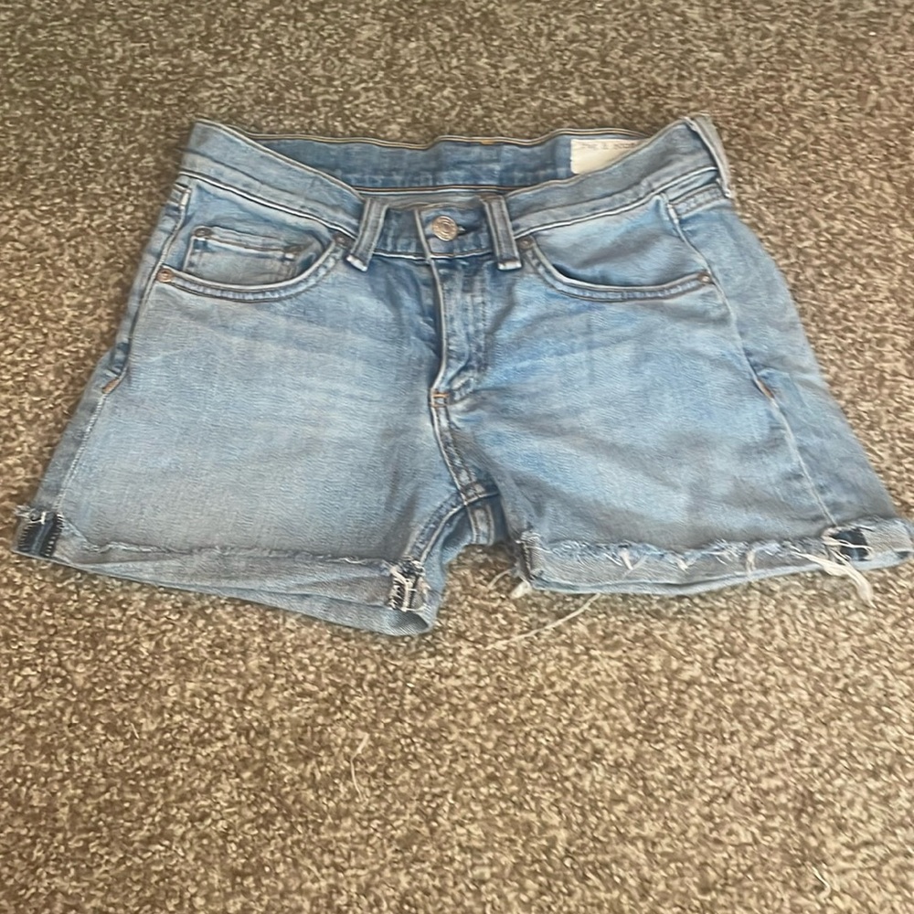 Rag and Bone Wiley Cuffed Denim Shorts
